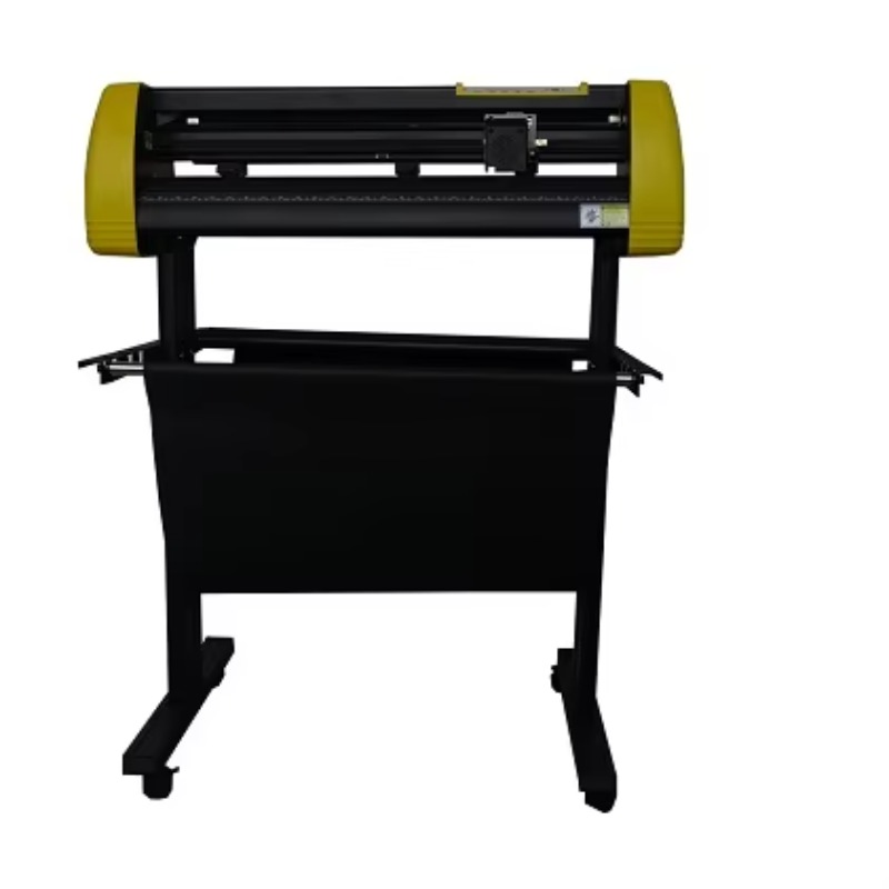 Vinyl Cutter Plotter - 870mm Zwart & Geel Auto Contour