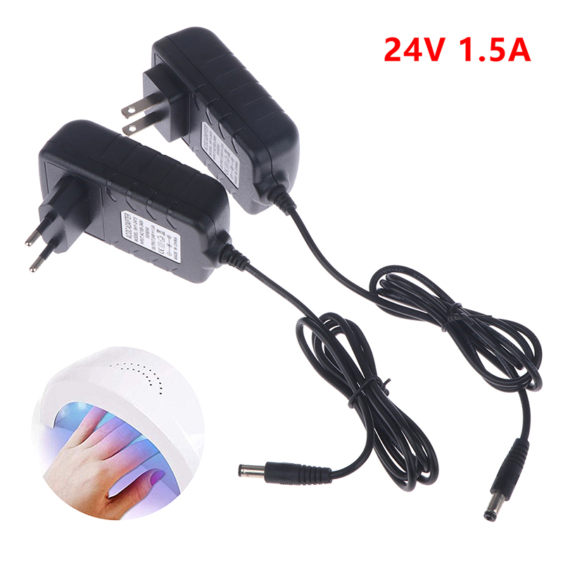Uv Led Lamp Printer - 【24V 1.5A Voedingsadapter Oplader 36W EU-stekker