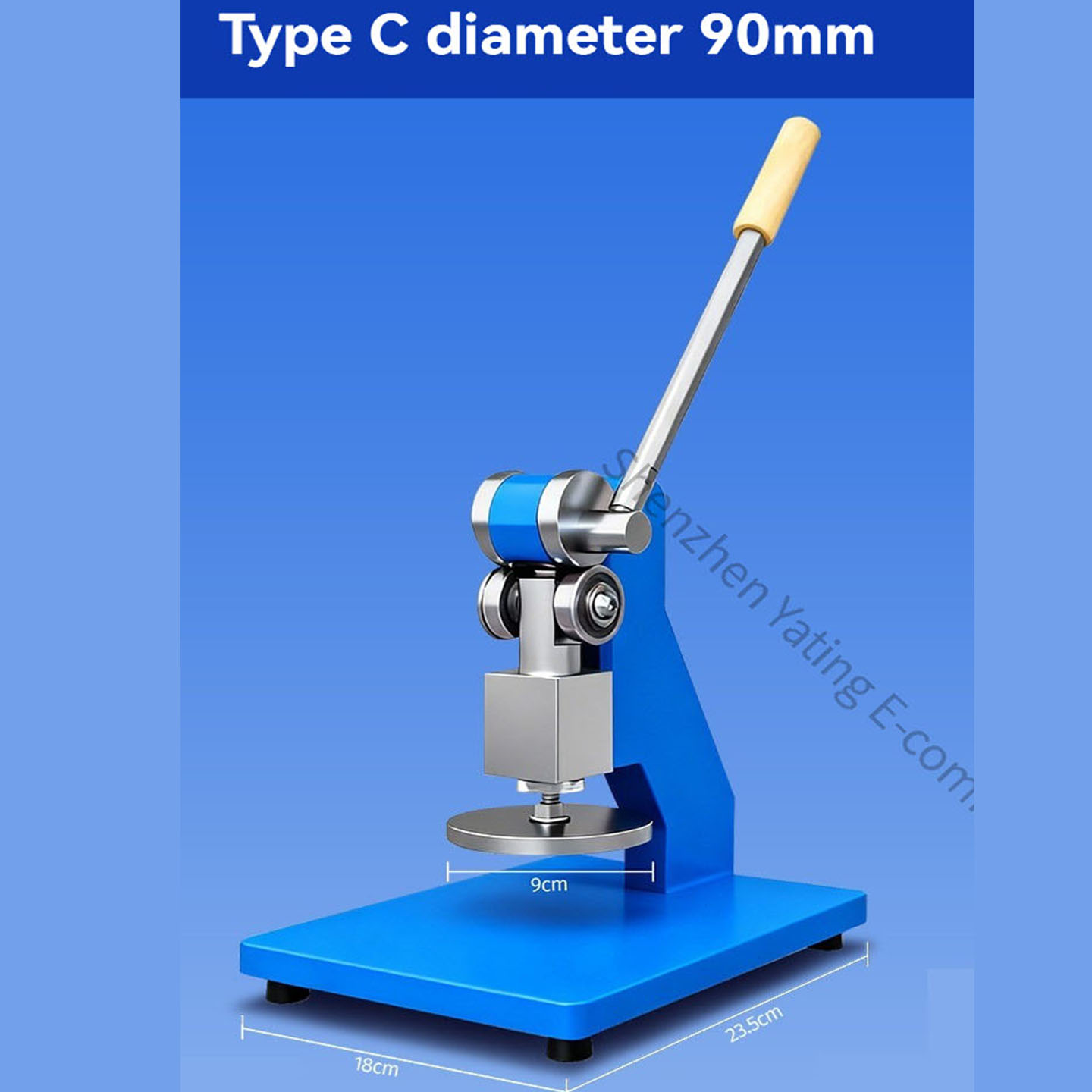 Die Cutting Machine - C-type diameter 90mm ronde plaat handmatige