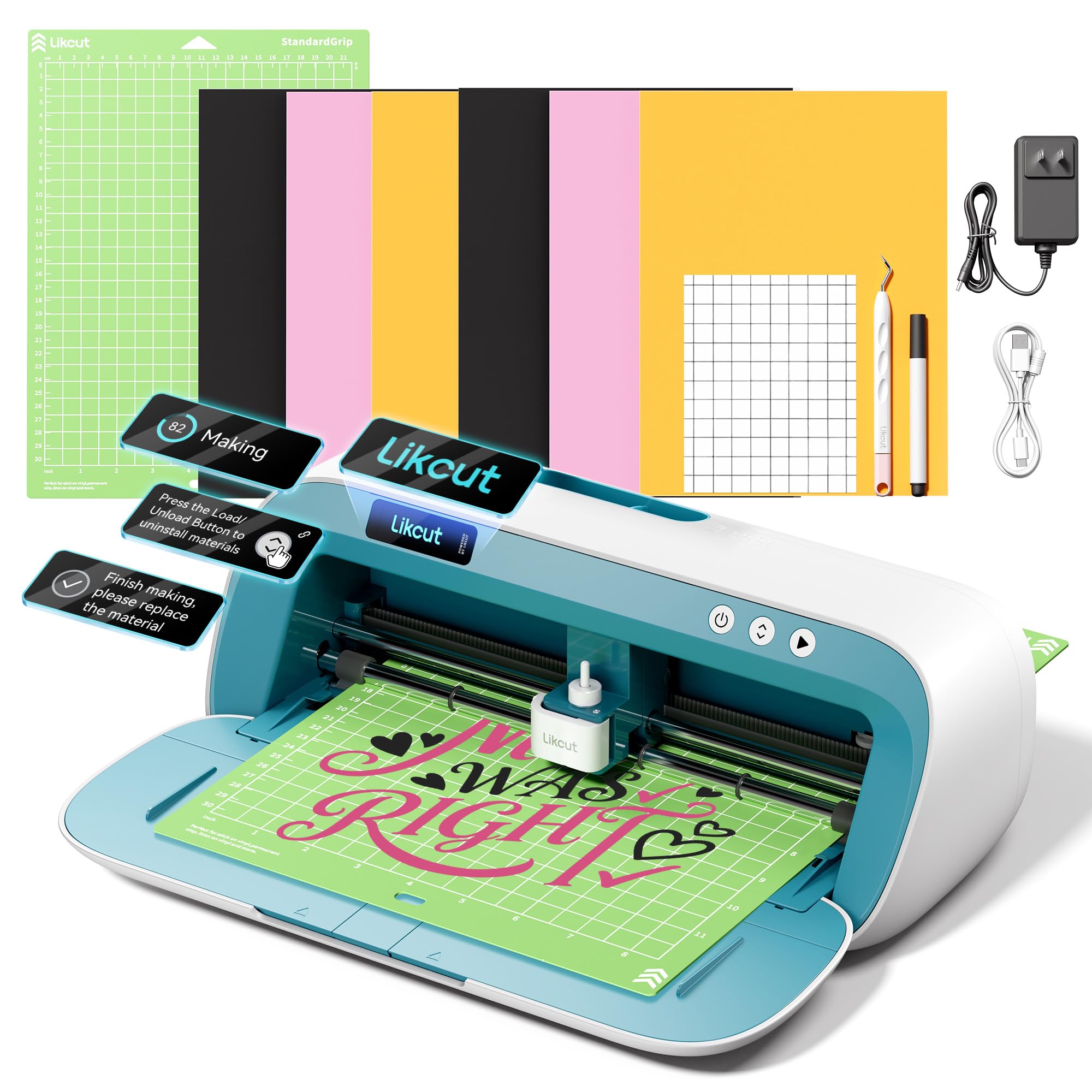 Vinyl Cutter Plotter - Likcut S41 Vinyl Cutter Plotter met