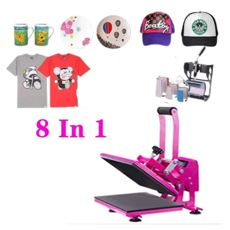 8-in-1 Heat Press Machine Supe - Commercial Grade Printing Press recensie en prijs