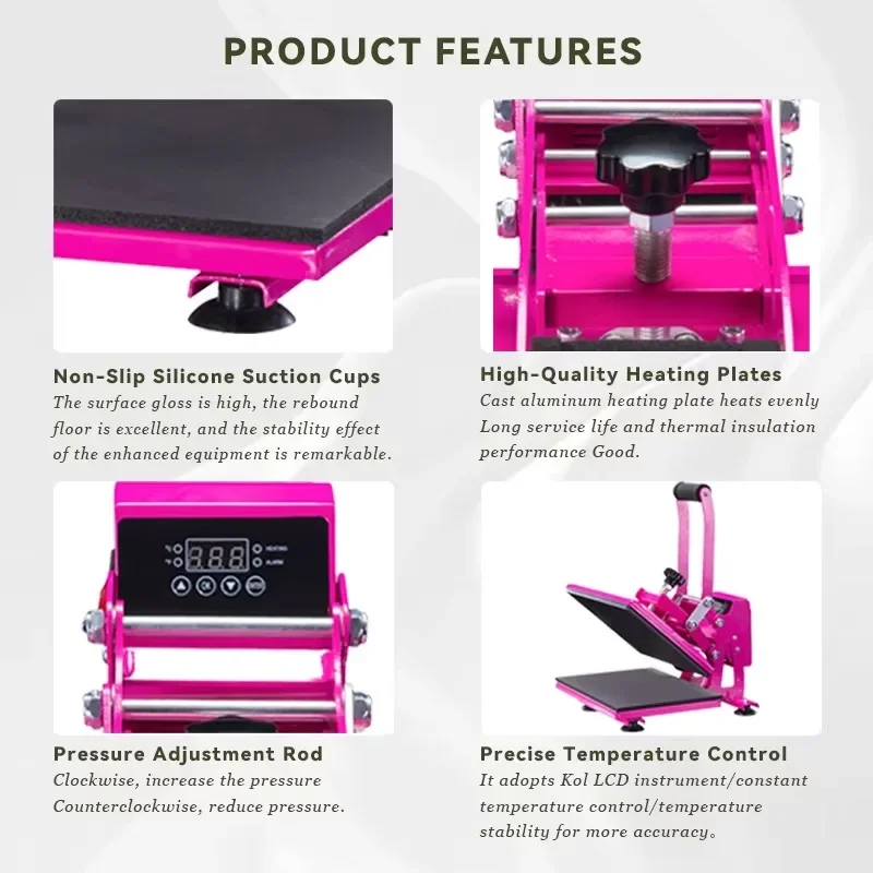 8-in-1 Heat Press Machine Supe - Commercial Grade Printing Press recensie en prijs