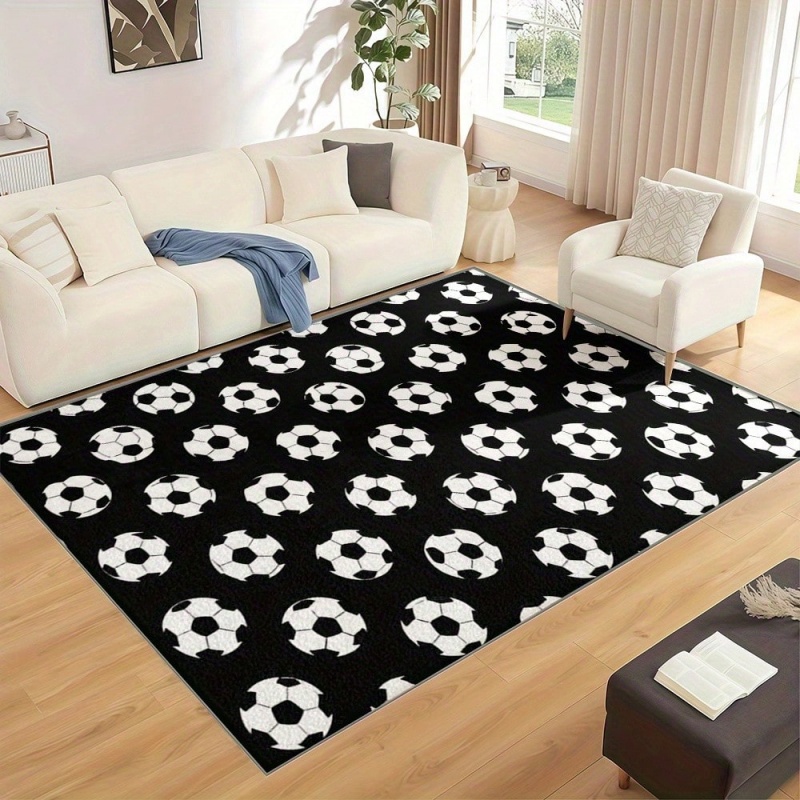 Grote vloerkleed met voetbalpr - Commercial Printing Services recensie en prijs