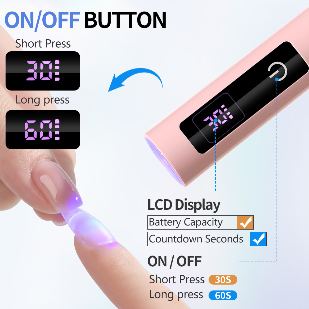 Draagbare oplaadbare UV LED na - Uv Led Lamp Printer recensie en prijs